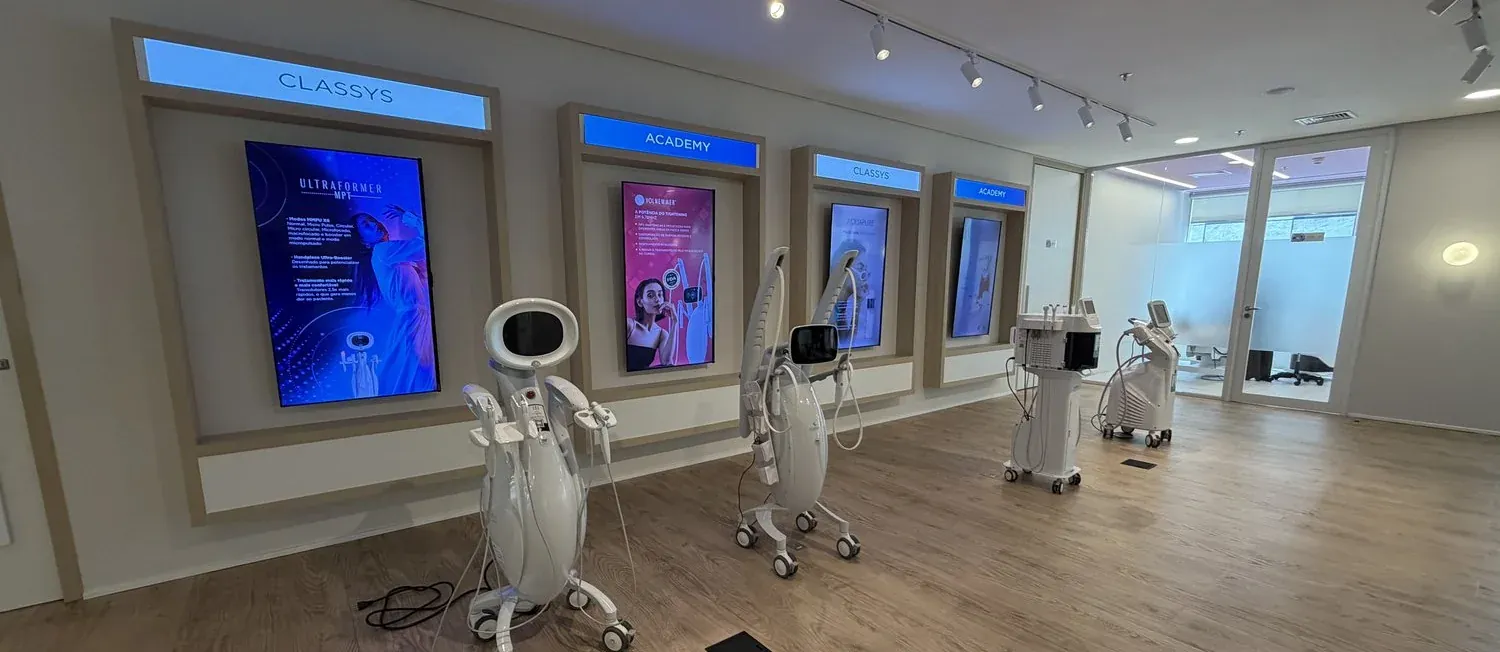 The CLASSYS Academy device floor in Sao Paulo