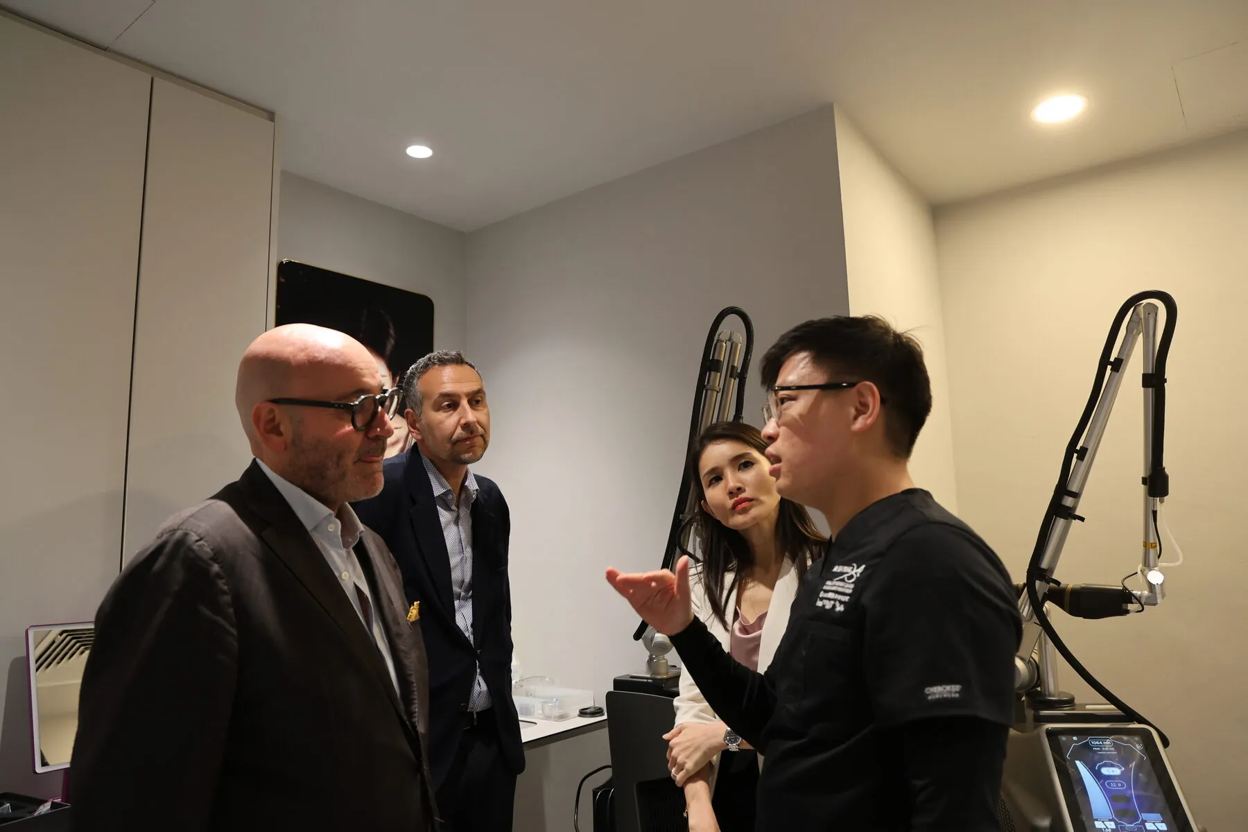 DEKA laser platform in the treatment room at the DEKA Centre of Excellence, Singapore
